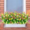 8-Bundle Artificial Outdoor Flowers – Realistic UV-Resistant Faux Plants for Home, Porch, Window Boxes, and Outdoor Spring/Summer Decor (Mixed Colors)
